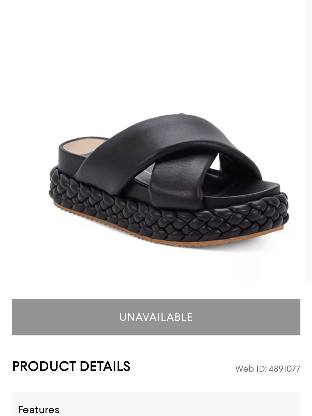 NIB Dolce Vita Blume Sandals 7.5